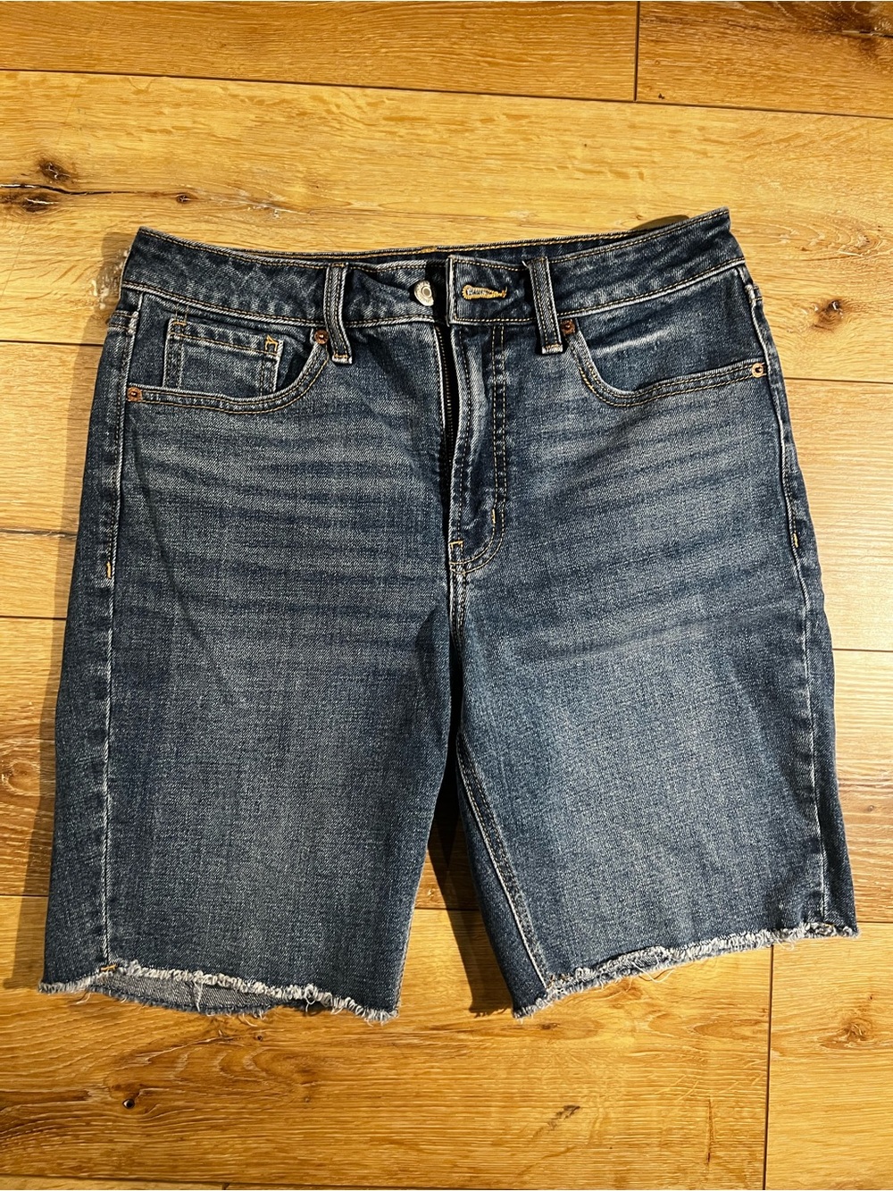 Old Navy Dark Blue Denim Bermuda Shorts